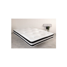 (European Double Mattress - 140cm x 200cm) 3D Quilted Tuft Mattress - 20cm Deep, Soft Comfort, Airflow Border