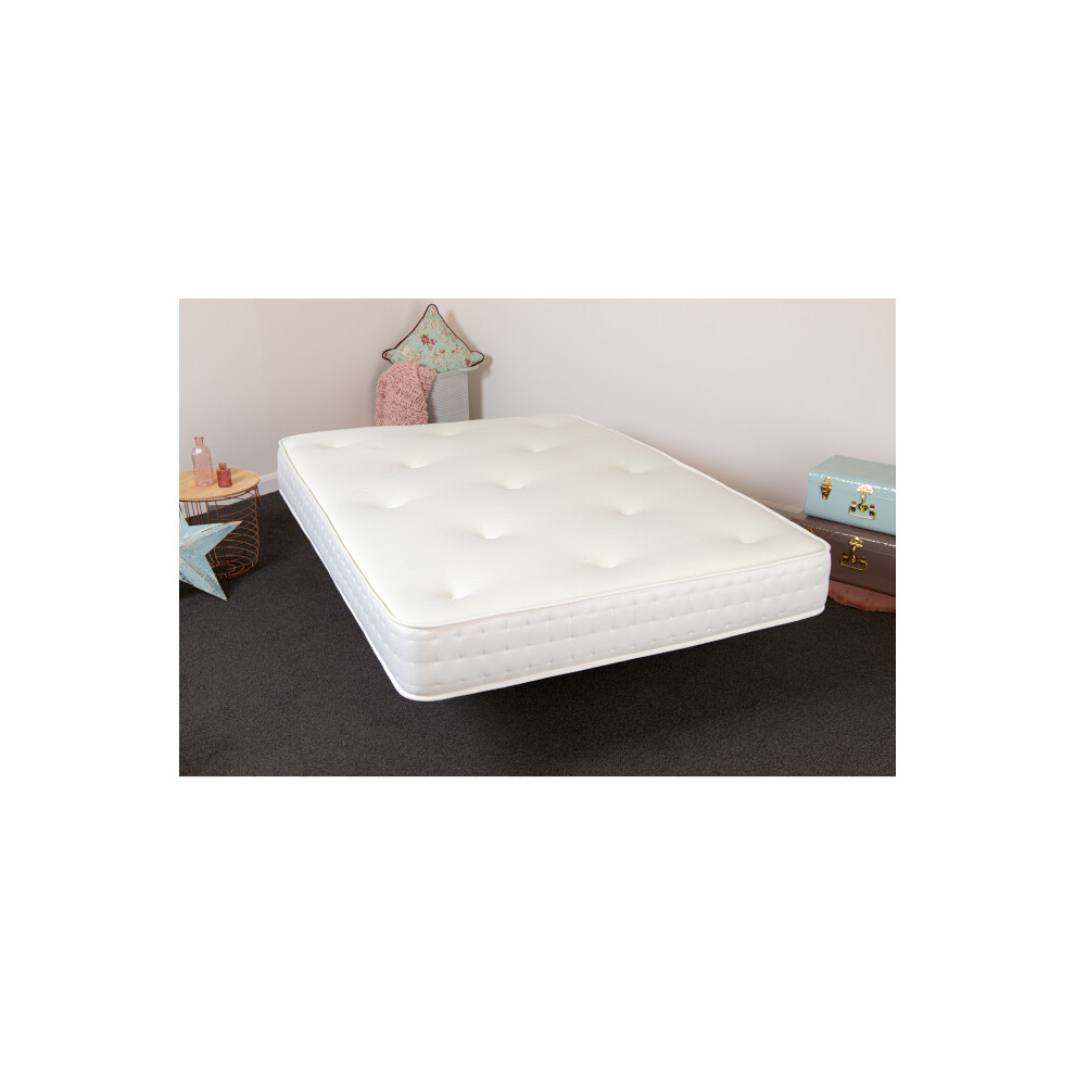 (2ft6 Small Single Mattress - 75cm x 190cm) 3-Tac Hand-Tufted Hybrid Mattress - 20cm Deep, Quilted Soft Sleep Surface-image-OPC-PHCHGHS-NEW