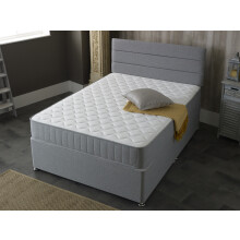 (4ft6 Double Mattress - 135cm x 190cm) Castle Essential Sprung Mattress - 8-Inch Deep, Soft Feel