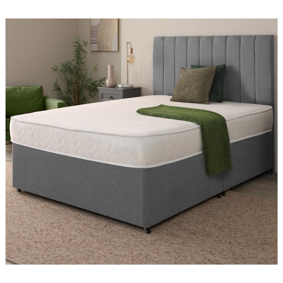 Rackhams White Aloe Vera Hybrid Mattress - 18Cm Deep, Plush Feel - 1 - 2Ft6 Small Single Mattress (75Cm X 190Cm) - Image 2