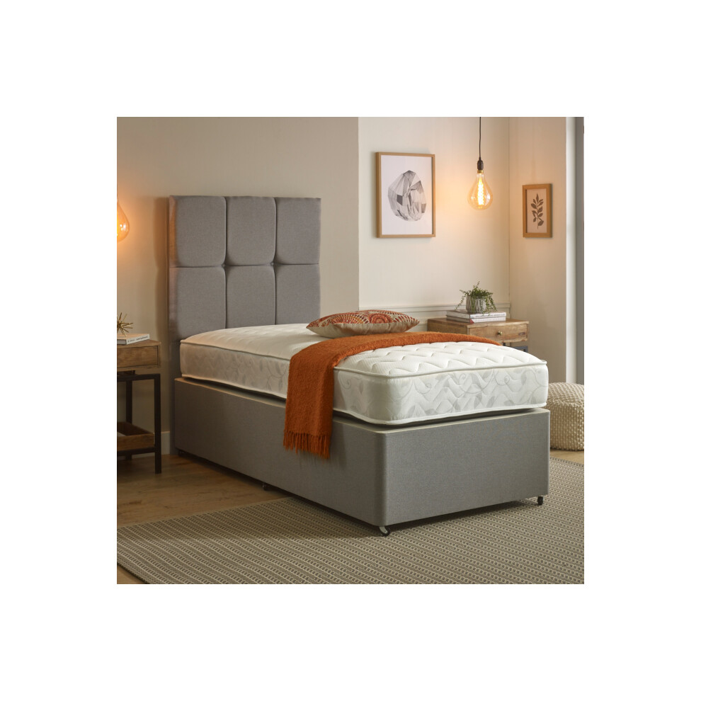 (3ft Single Mattress - 90cm x 190cm) Close Wave Hybrid Mattress - 20cm Deep, Deep Quilted Soft Sleep Surface-image-OPC-PHCHGMB-NEW