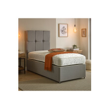 (2ft6 Shorty Small Single Mattress - 75cm x 175cm) Close Wave Hybrid Mattress - 20cm Deep, Deep Quilted Soft Sleep Surface