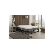 (European King Size Mattress - 160cm x 200cm) Cool Quilted Memory Foam Mattress Topper - 2" Deep, Pressure-Relieving Support