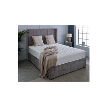 (4ft Small Double Mattress - 120cm x 190cm) Astral Grey Hybrid Mattress - 19cm Deep, Soft Feel