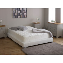 (4ft Small Double Mattress - 120cm x 190cm) Essentials Zig Zag Hybrid Mattress - 7.5" Deep, Soft Firmness