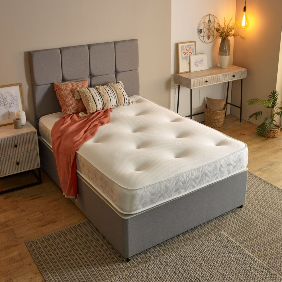(5ft King Mattress Size Mattress - 150cm x 200cm) Galaxy Hand-Tufted Hybrid Mattress - 20cm Deep, Quilted Soft Sleep Surface-image-OPC-PHCHGWP-NEW
