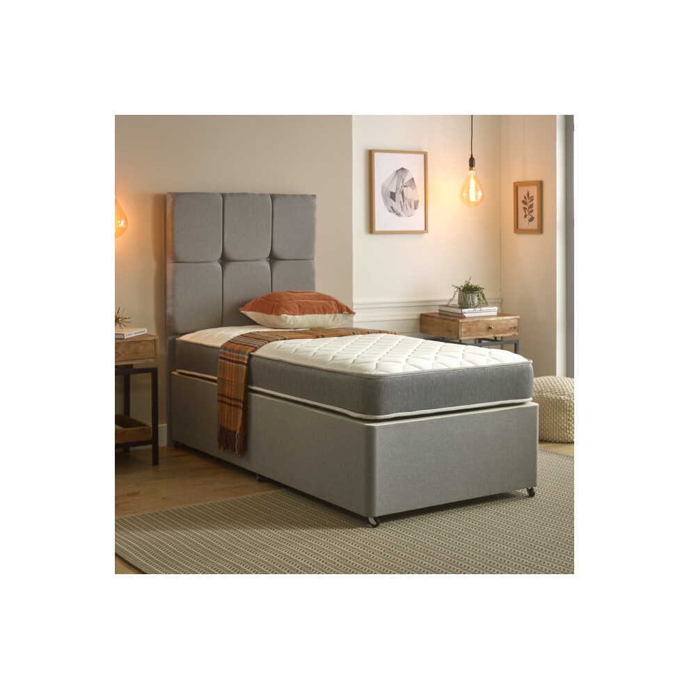 (4ft Small Double Mattress - 120cm x 190cm) Sirocco Airflow Hybrid Mattress - 18cm Deep, Spring & Memory Fibre Support-image-OPC-PHCHGXG-NEW