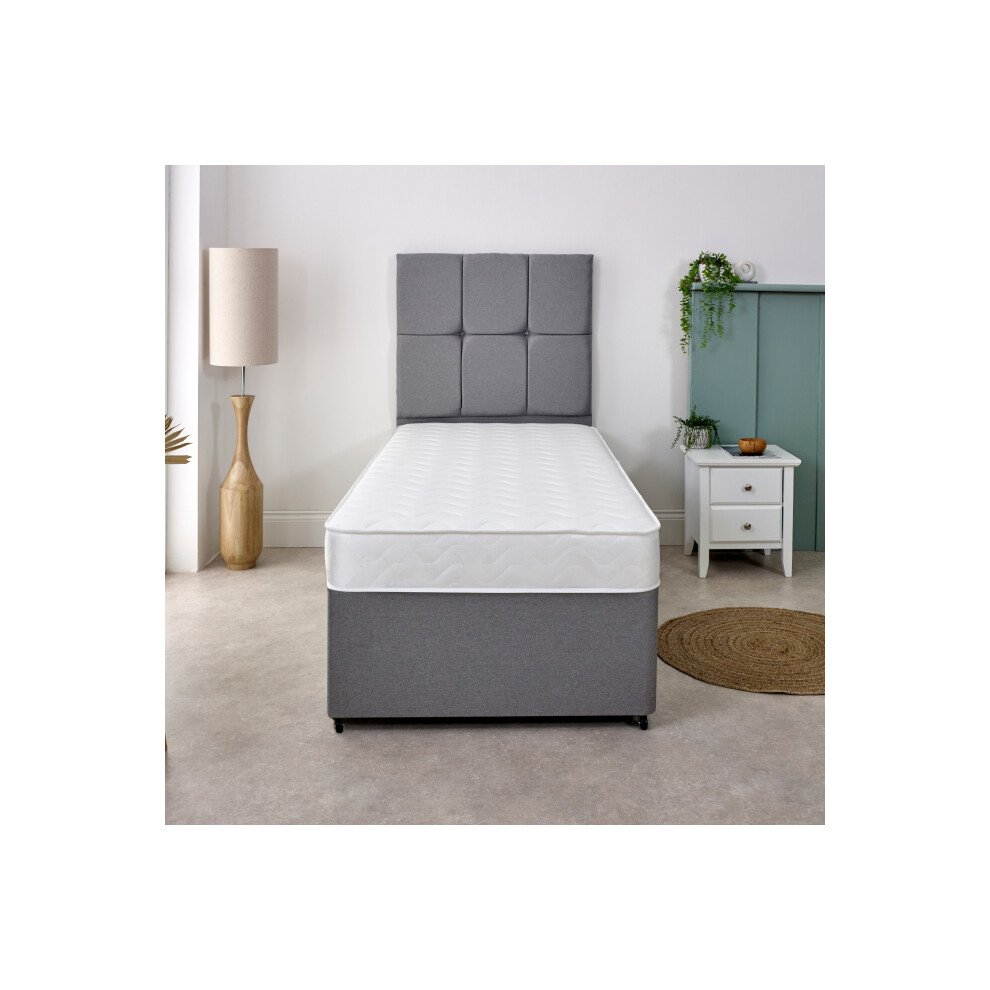 Extreme Comfort Ltd (European Single Mattress - 90Cm X 200Cm) Hybrid Memory Foam & Coil Spring Mattress - Soft/Medium Comfort, Cooltouch+