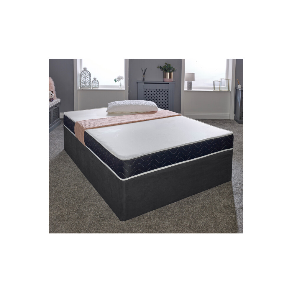 (4ft Small Double Mattress - 120cm x 190cm) Mars Black Border Hybrid Mattress - 17cm Deep, Medium-Soft Feel-image-OPC-PHCHH25-NEW