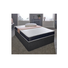 (European Small Single Mattress - 80cm x 200cm) Mars Black Border Hybrid Mattress - 17cm Deep, Medium-Soft Feel