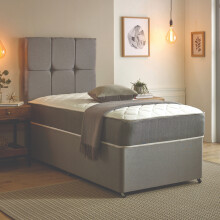 (European Small Single Mattress - 80cm x 200cm) Castle Hybrid Mattress - 20cm Deep, Soft-Touch Quilted Sleep Surface