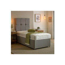 (2ft6 Shorty Small Single Mattress - 75cm x 175cm) Hybrid Coil Spring and Memory Foam Mattress - 19cm Deep, Soft-Medium Feel