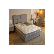 (4ft6 Double Mattress - 135cm x 190cm) Memory Foam Hybrid Spring Mattress - 7.25" Deep, Supportive Coil Spring Core