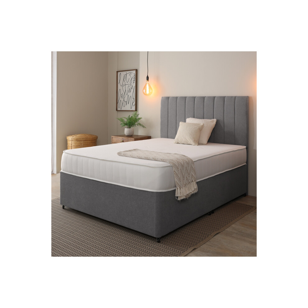 (5ft King Mattress Size Mattress - 150cm x 200cm) Sleep Warmer Premium Tufted Mattress - 20cm Deep, Dual Comfort Fillings-image-OPC-PHCHHCB-NEW