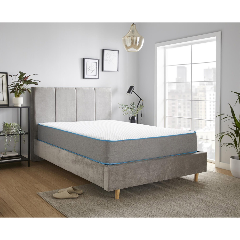 (2ft6 Small Single Mattress - 75cm x 190cm) Premium Comfort Bubble Hybrid Mattress - 23cm Deep, Soft/Medium Firmness-image-OPC-PHCHHDF-NEW