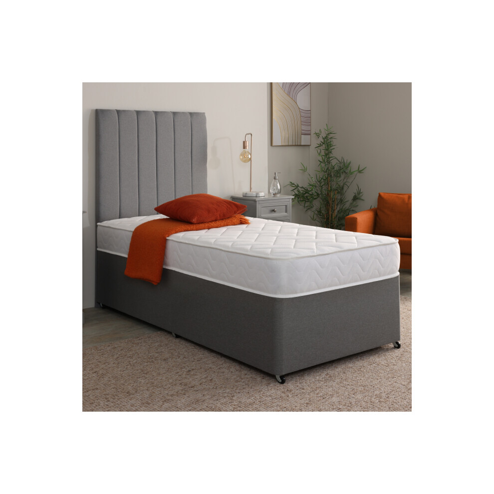 Starlight Beds (4Ft Small Double Mattress - 120Cm X 190Cm) Quilted Brick Hybrid Mattress - 18Cm Deep, Soft Firmness