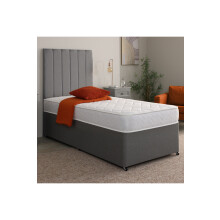 (2ft6 Shorty Small Single Mattress - 75cm x 175cm) Quilted Brick Hybrid Mattress - 18cm Deep, Soft Firmness