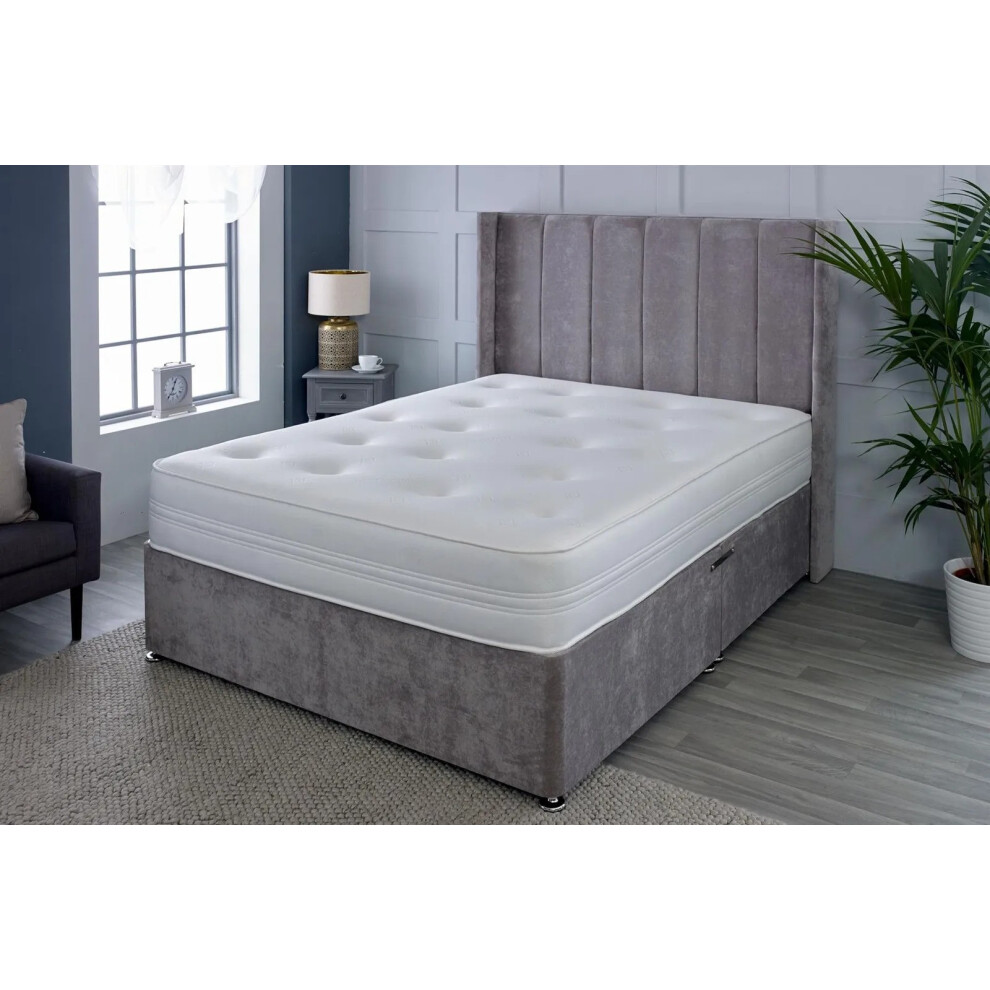 (2ft6 Small Single Mattress - 75cm x 190cm) Sirocco Airflow Hybrid Mattress - 18cm Deep, Spring & Memory Foam Support-image-OPC-PHCHHQF-NEW