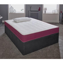 (4ft Small Double Mattress - 120cm x 190cm) Hybrid Memory Foam & Pinna-Coil Mattress - Soft/Medium Comfort, Cooltouch +