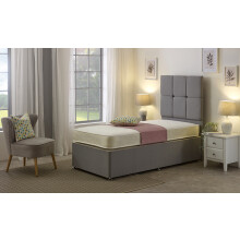 (3ft Single Mattress - 90cm x 190cm) Double-Sided Open Coil Spring Mattress - 17cm Deep Easy-Clean