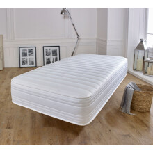 (European Double Mattress - 140cm x 200cm) Straight Line Hybrid Mattress - Memory Foam & Spring Support