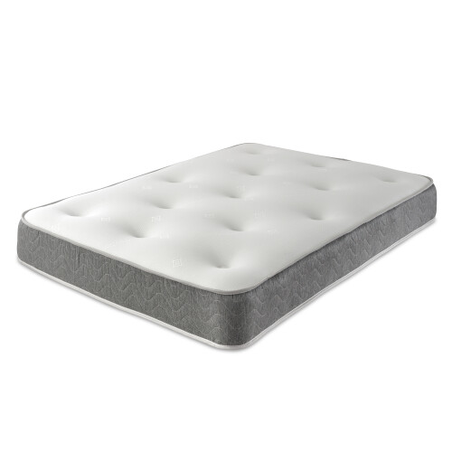 (2ft6 Small Single Mattress - 75cm x 190cm) Cooltouch Core Tufted Mattress - 9" Deep, Memory Foam & Spring Support 2