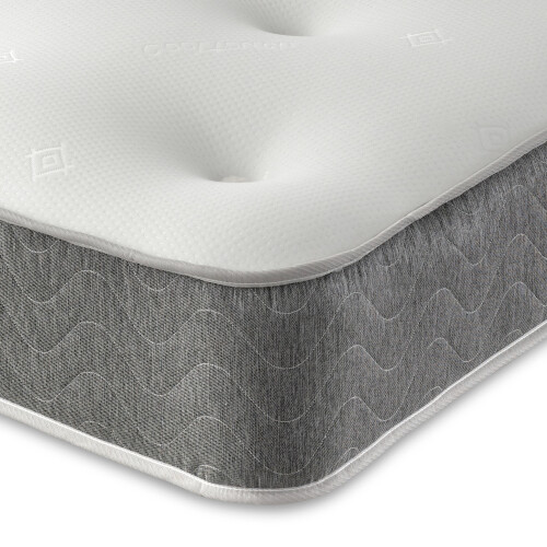 (4ft Small Double Mattress - 120cm x 190cm) Cooltouch Core Tufted Mattress - 8" Deep, Memory Foam & Spring Support 2