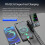 Transmetteur FM Bluetooth QC 3.0 PD 3.0, Bluetooth 5.0, mains libres (noir) 5