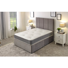 (2ft6 Shorty Small Single Mattress - 75cm x 175cm) Cooltouch Core Tufted Mattress - 9" Deep, Memory Foam & Spring Support