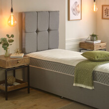 (4ft6 Double Mattress - 135cm x 190cm) Nebraska Hybrid Mattress - Soft Feel Quilted Cool Touch Surface