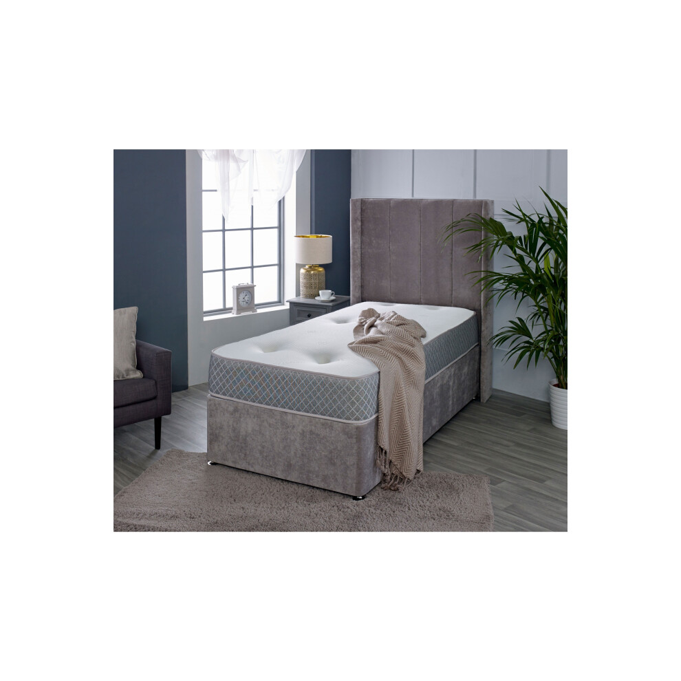 (2ft6 Shorty Small Single Mattress - 75cm x 175cm) Nebraska Tufted Hybrid Mattress - Soft Feel Cool Touch Quilted Sleep Surface-image-OPC-PHCHHX5-NEW