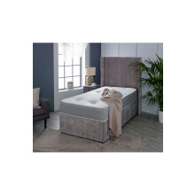 (European Single Mattress - 90cm x 200cm) Nebraska Tufted Hybrid Mattress - Soft Feel Cool Touch Quilted Sleep Surface