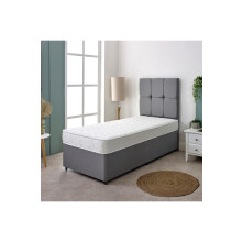 (2ft6 Shorty Small Single Mattress - 75cm x 175cm) Wave Design Sprung Mattress - Soft Feel, Deep Quilted Sleep Surface