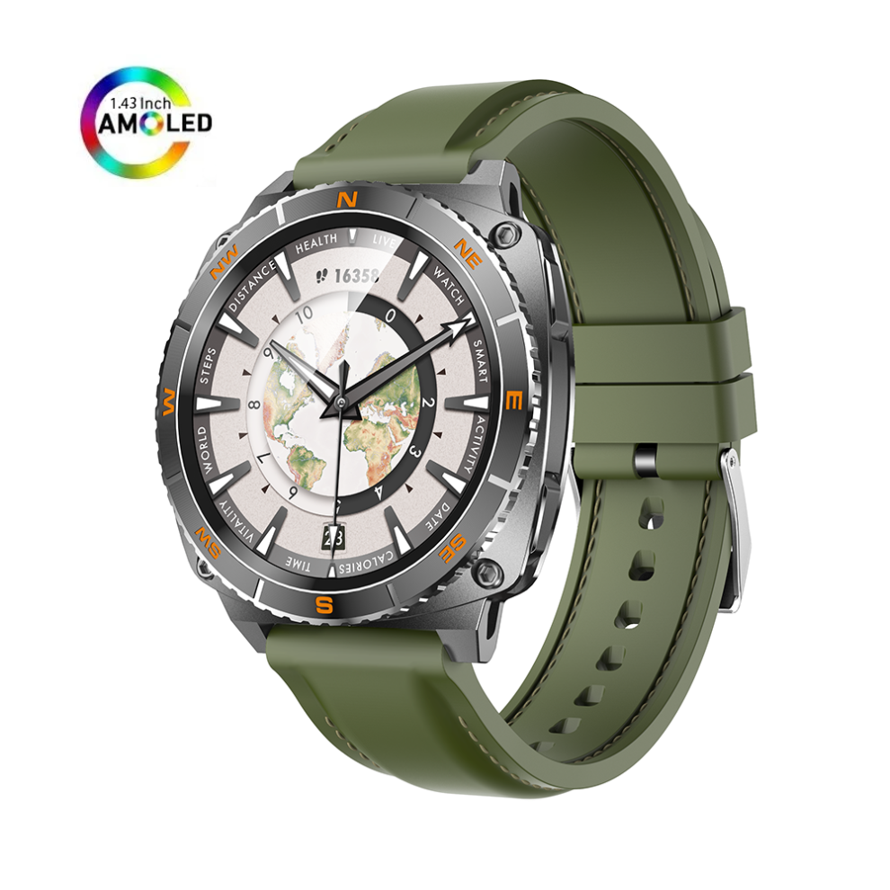 Smartwatch Lc319 Gpt Ai Watch Face 1.43 Inch Amoled(Green) Green 6976918060525