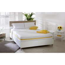 (European Single Mattress - 90cm x 200cm) Lunar Luxe Hybrid Mattress - 7.5 Inch Deep, Soft Feel