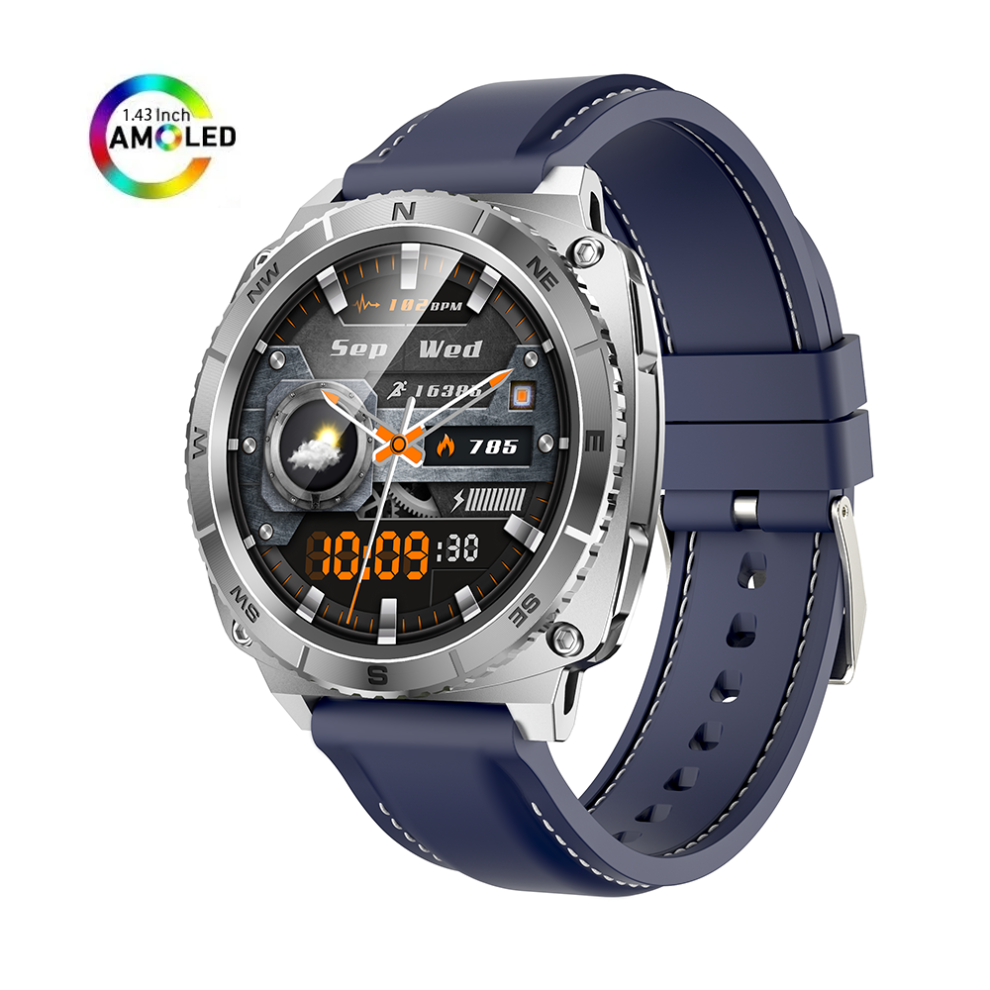 Smartwatch Lc319 Gpt Ai Watch Face 1.43 Inch Amoled(Blue) Blue 6976918060518
