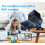 X2 Mini Smart Home Security Camera Wireless Remote Control Human Detection Sensor Camera HD 1080P Surveillance Cameras Night(Black) 6