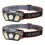 Induction Headlight LED Headlight Headlight USB Flashlight Torch Light for Fishing Camping(Black) 1