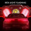 Induction Headlight LED Headlight Headlight USB Flashlight Torch Light for Fishing Camping(Black) 5