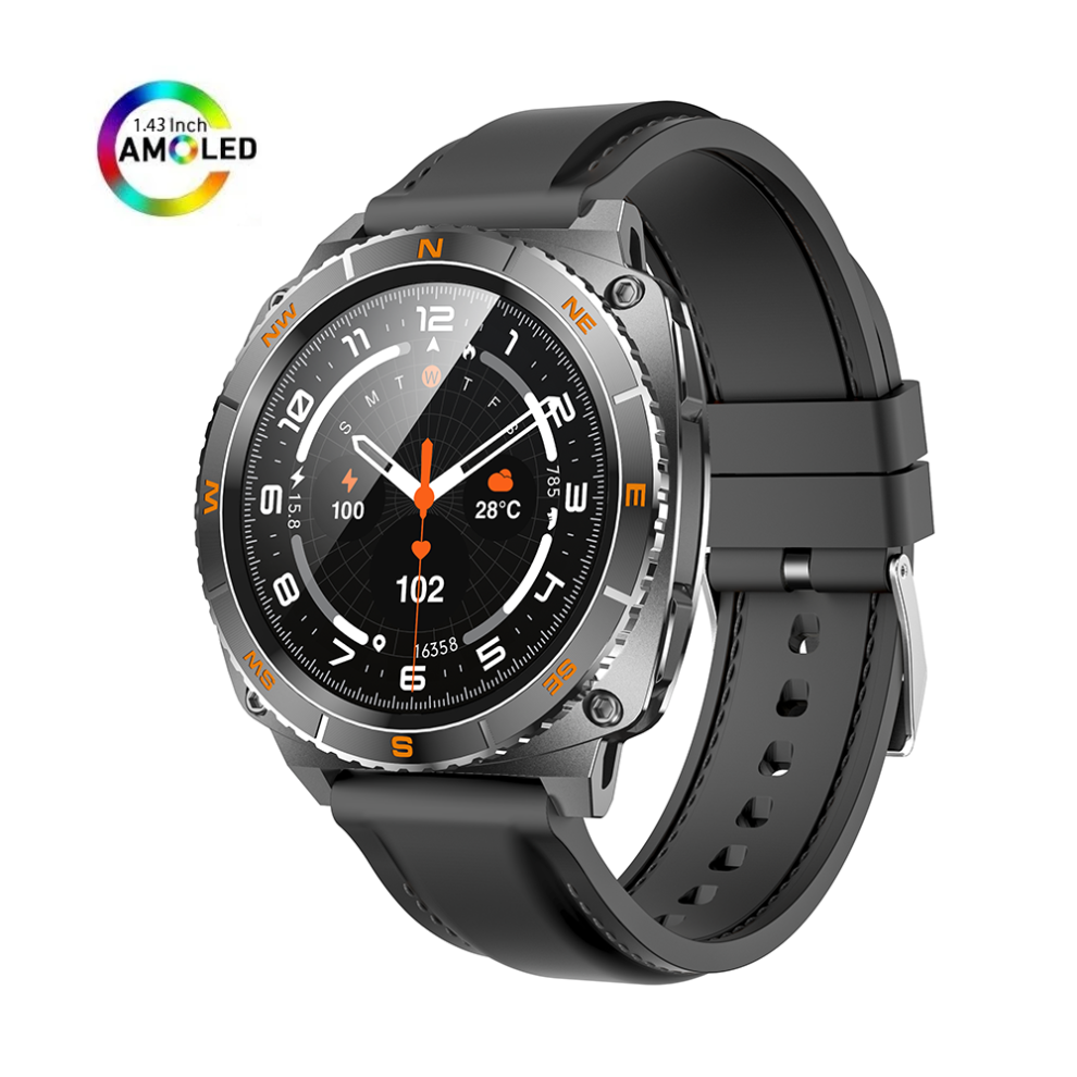 Smartwatch Lc319 Gpt Ai Watch Face 1.43 Inch Amoled(Black) Black 6976918060501