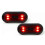 Motorcycle Helmet Lights - 2 Pack, USB Chargeable(Black) 1