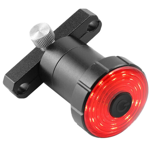 Rechargeable Tail Light - Smart, Saddle Mounting(Black)