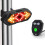 Bike Tail Light - Turn Signals, Wireless Remote Control(Black) 1