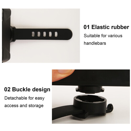 Bicycle Light - Sensing, USB Rechargeable, Waterproof(Black) 1