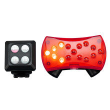 Turn Signal Light - Wireless Control, USB Rechargeable(Black)