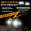 Bike Headlight - 28LED, USB Rechargeable, 7 Modes(Black) 3