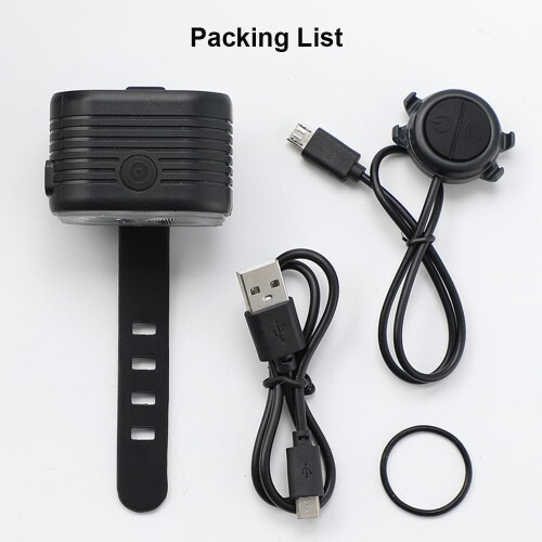 Bicycle Siren Set - Ultra Bright, USB Rechargeable(Black) 1