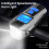 Bike Speedometer Light - USB Rechargeable, Odometer(Black) 3