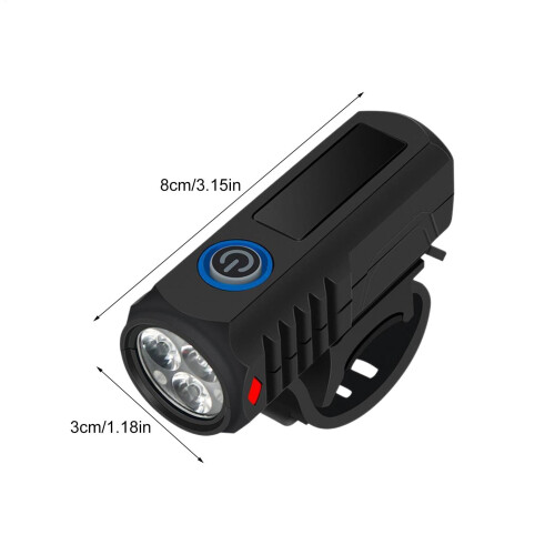 Powerful Headlamp - Waterproof, USB Rechargeable(Black) 1