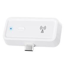 Nový Tuya Smart Home Zigbee opakovač typu C rozširovač signálu Prenosový opakovač Bezdrôtový most s bránou (biely)